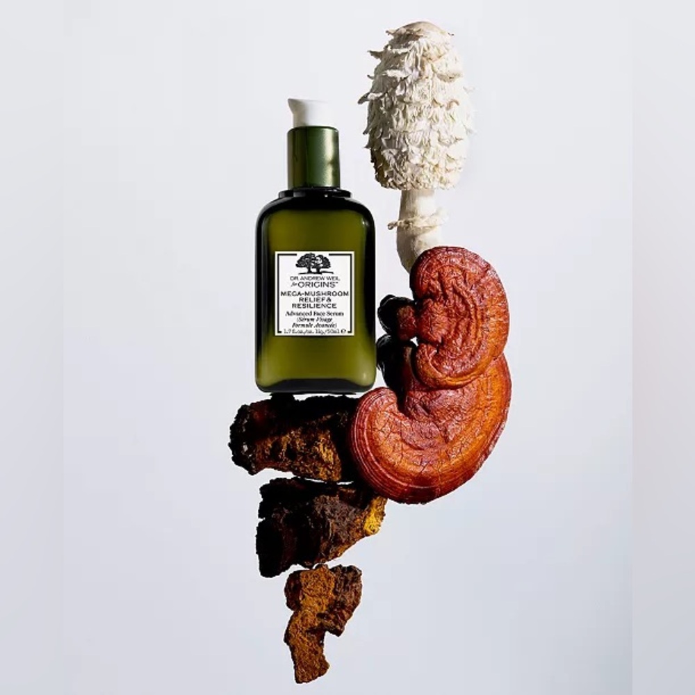 Origins Dr. Andrew Weil Mega Mushroom Relief & Resilience Serum 1.7oz (NWT) - Picture 2 of 3